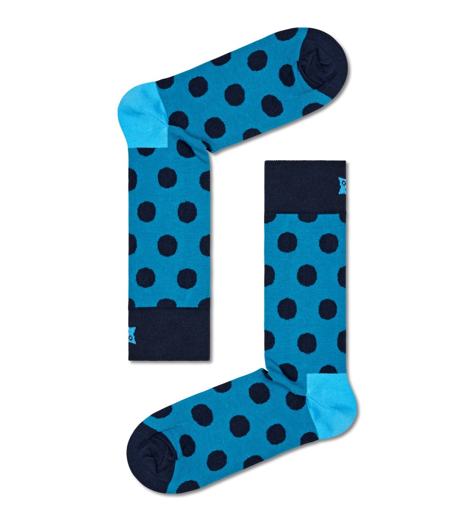 Happy Socks Big Dot Sock Blue