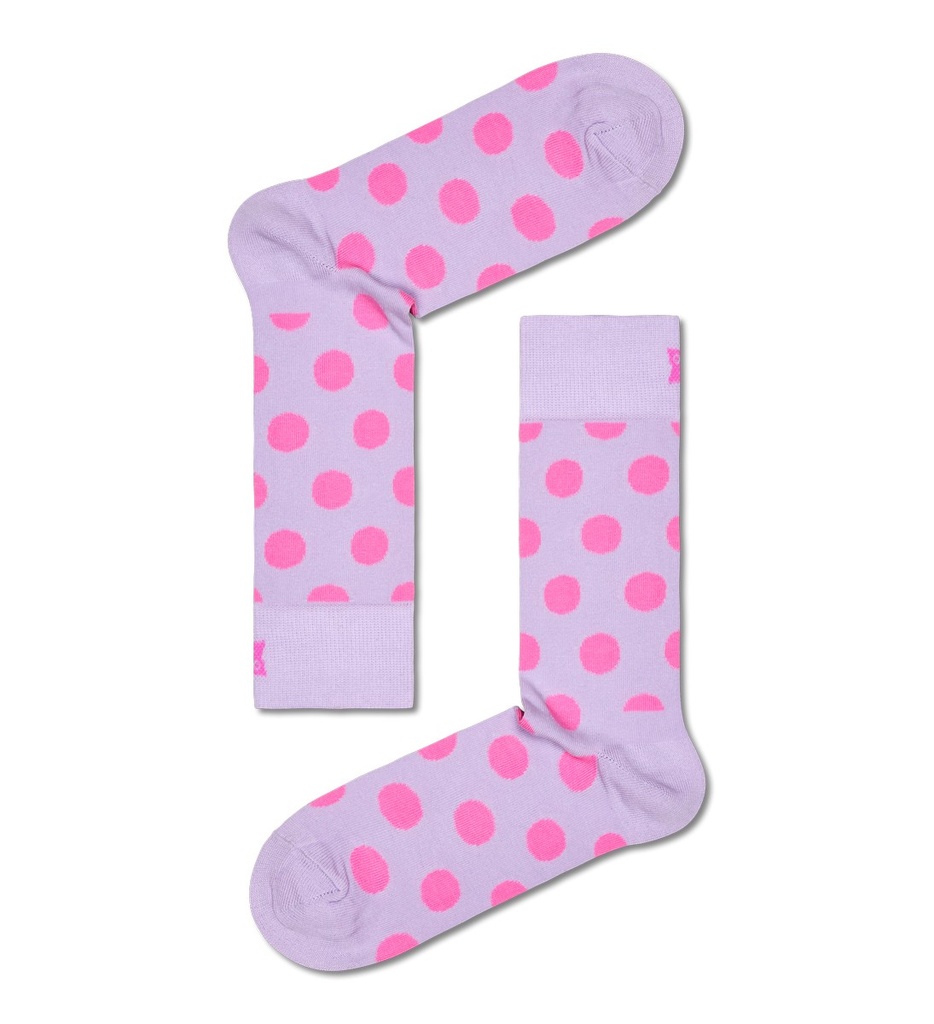 Happy Socks Big Dot Sock Lilac